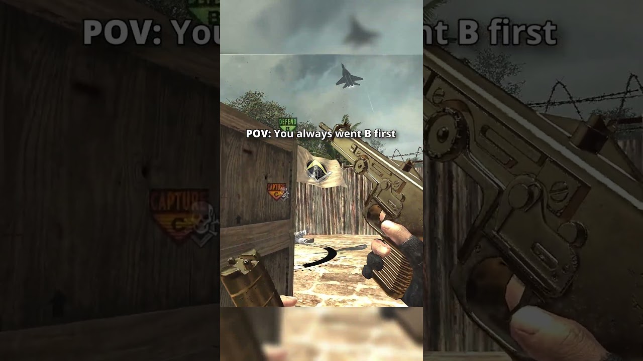 B First always. #callofduty #nostalgia