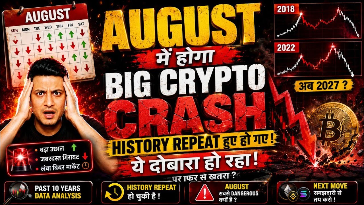 🚨 ये दोबारा हो रहा - HISTORY REPEAT हुई तो गए BITCOIN & CRYPTO में ! बाद में मत बोलना बताया नहीं !