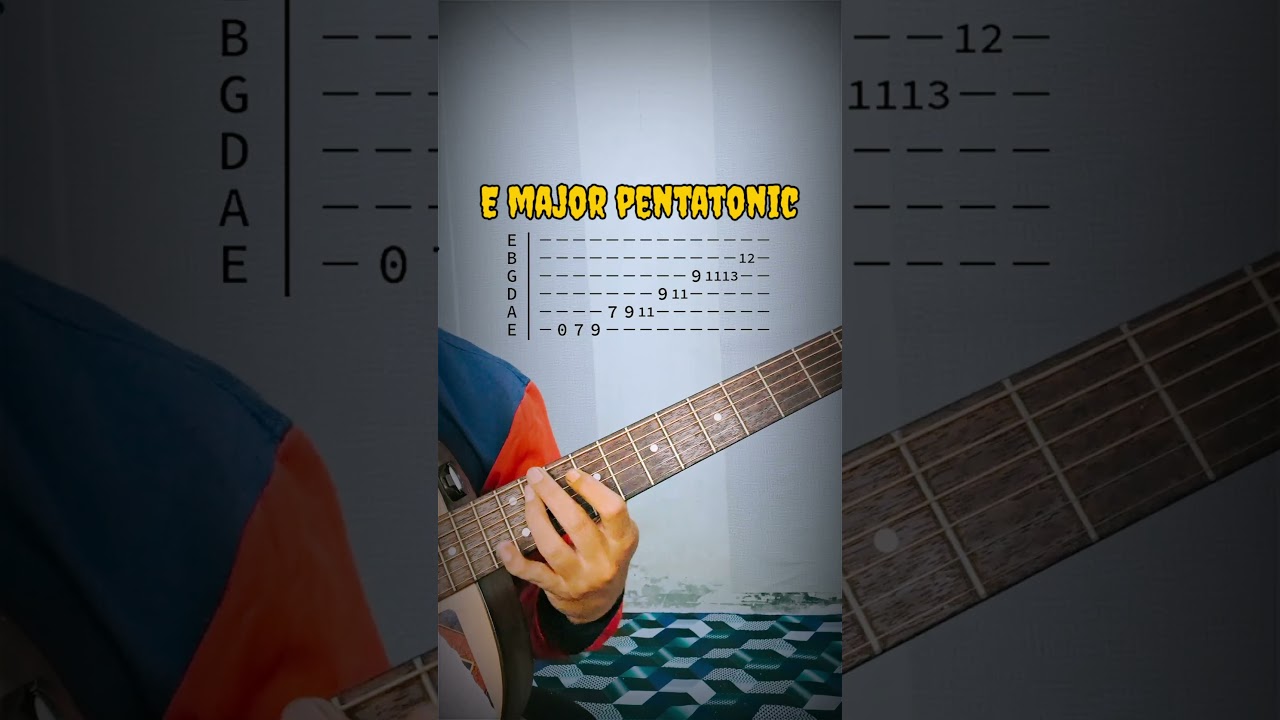 E major pentatonic guitar lesson
