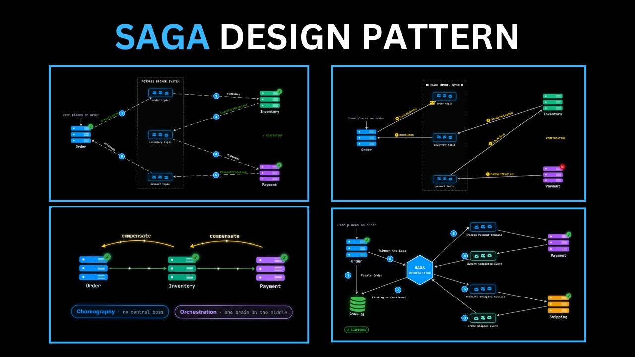 How Saga Pattern Solves Distributed Transactions in Microservices