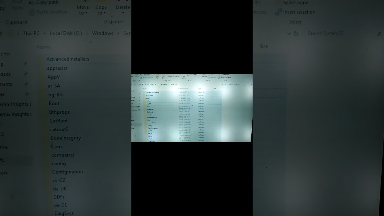 Let's delete SYSTEM 32 from window!😁 #shorts #system32 #delete