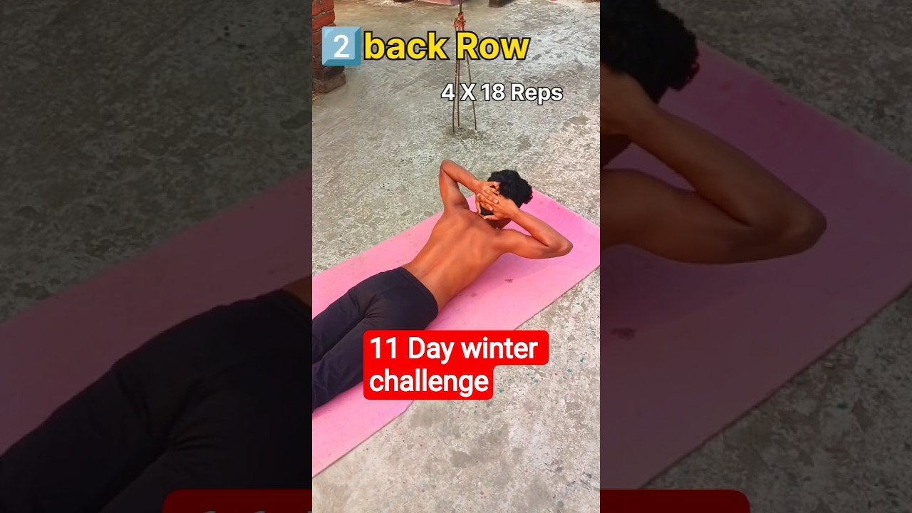 #back workout at home #no equipment