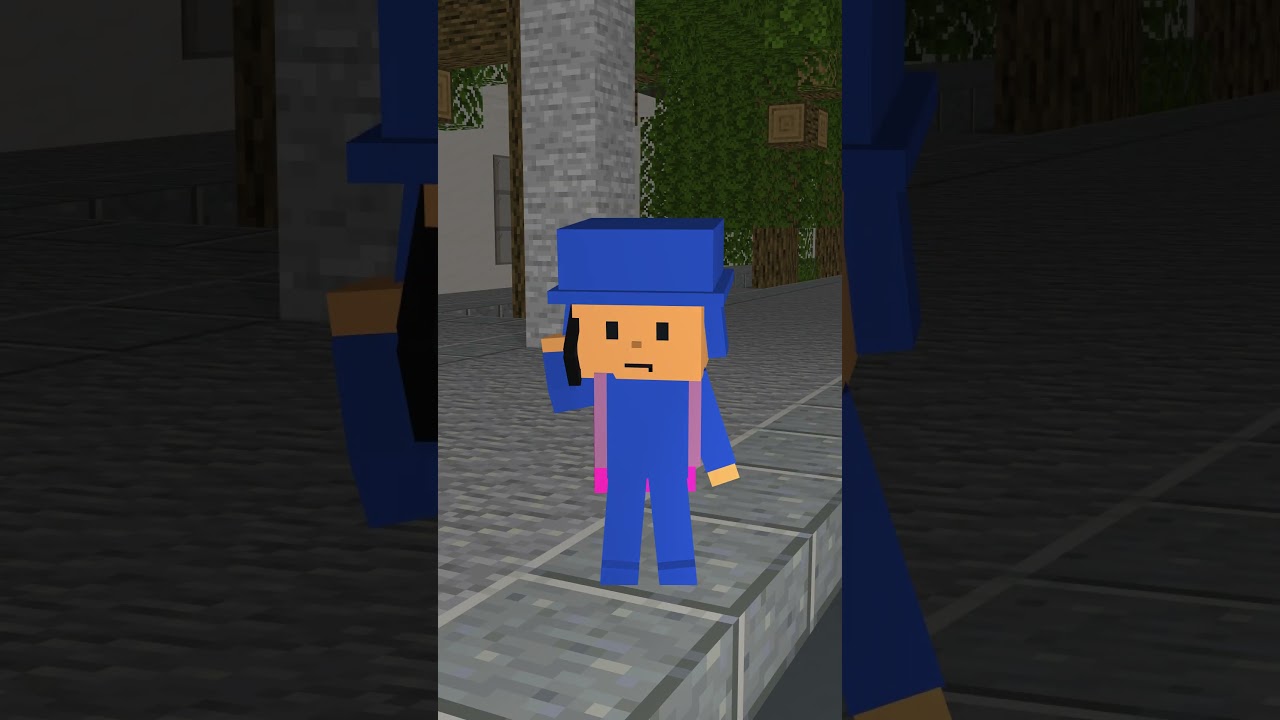 POCOYO DE NOCHE #minecraft #pocoyo #memes #animation #humor