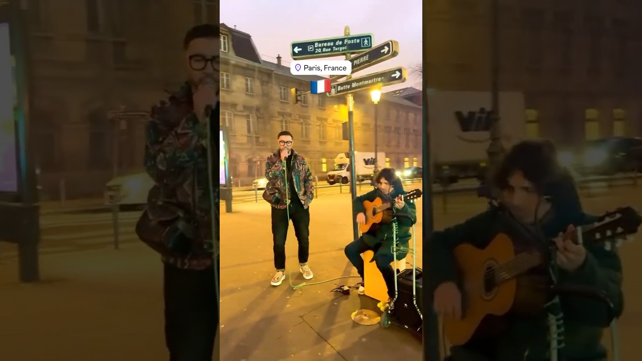 Tal3arbat n Talb vibes on the streets of Paris 🇫🇷 #amazigh #habib_salam