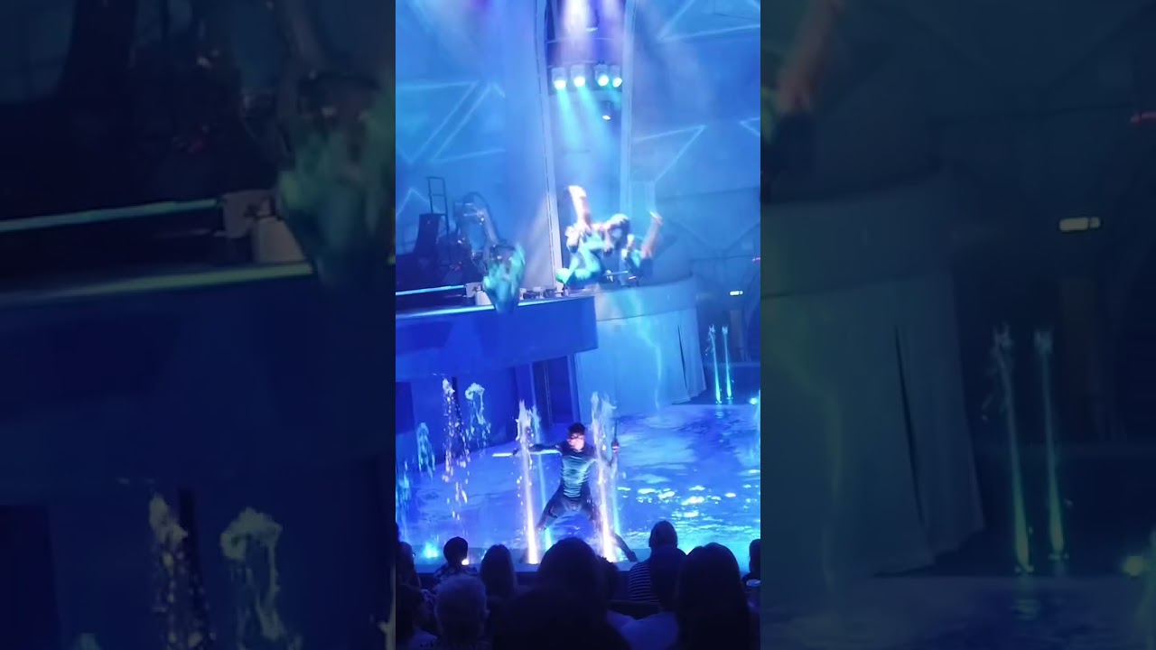 Don't Miss the Aqua Action Show on Icon of the Seas #Shorts