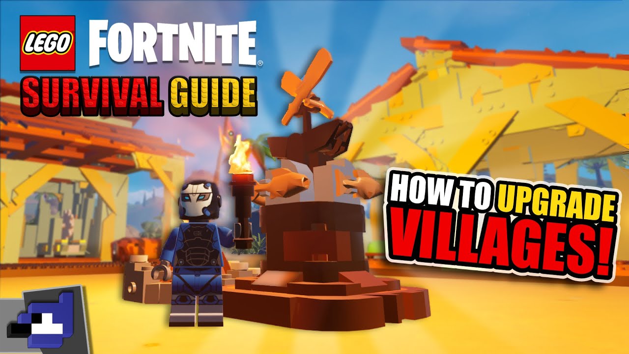 VILLAGE SQUARE - Beginner's Guide to Upgrading Villages! | Lego Fortnite Survival Guide