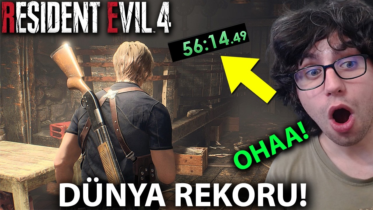 RESIDENT EVIL 4 REMAKE SPEEDRUN DÜNYA BİRİNCİSİNİ İZLEDİM