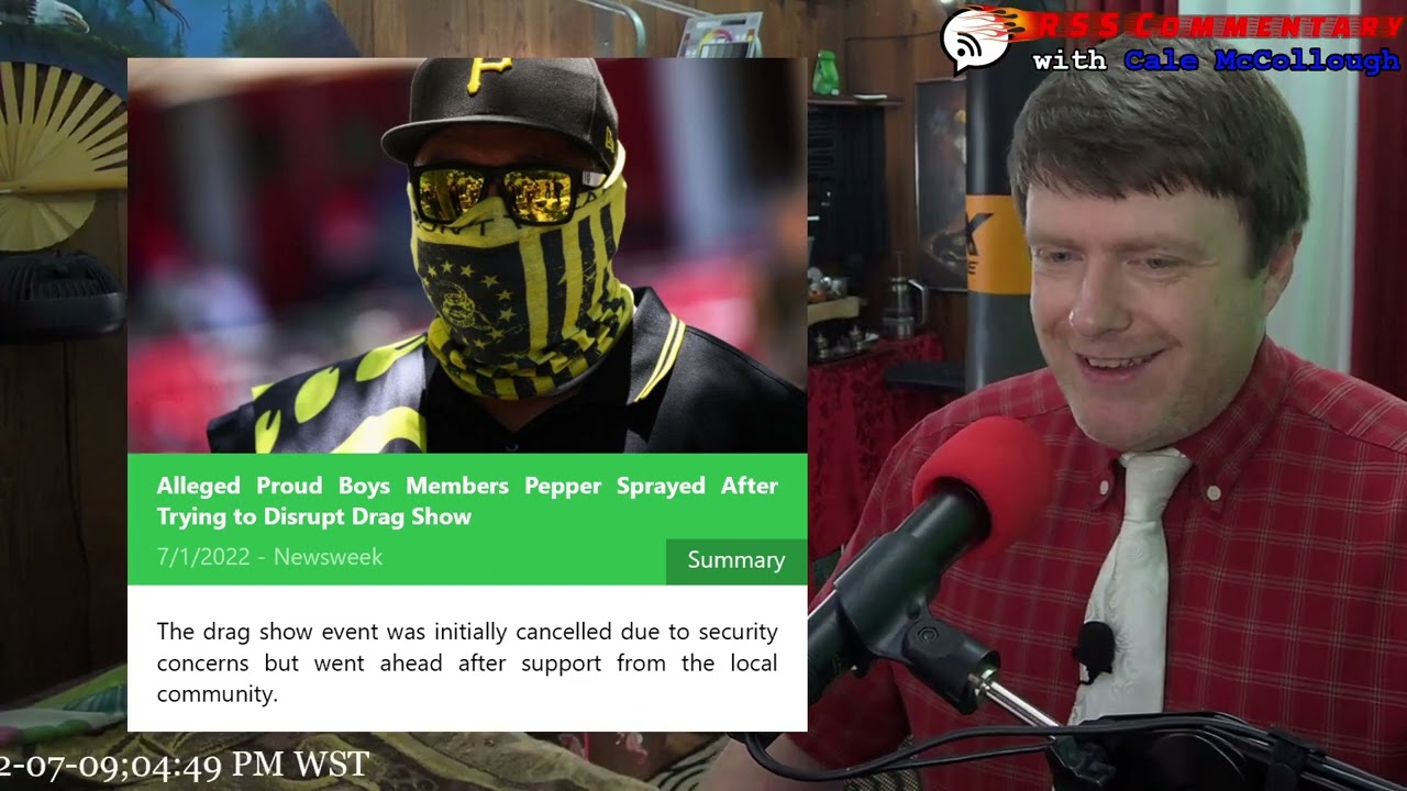 'Proud Boys' DISRUPT groomer all-ages drag show, Newsweek COVERS UP grooming