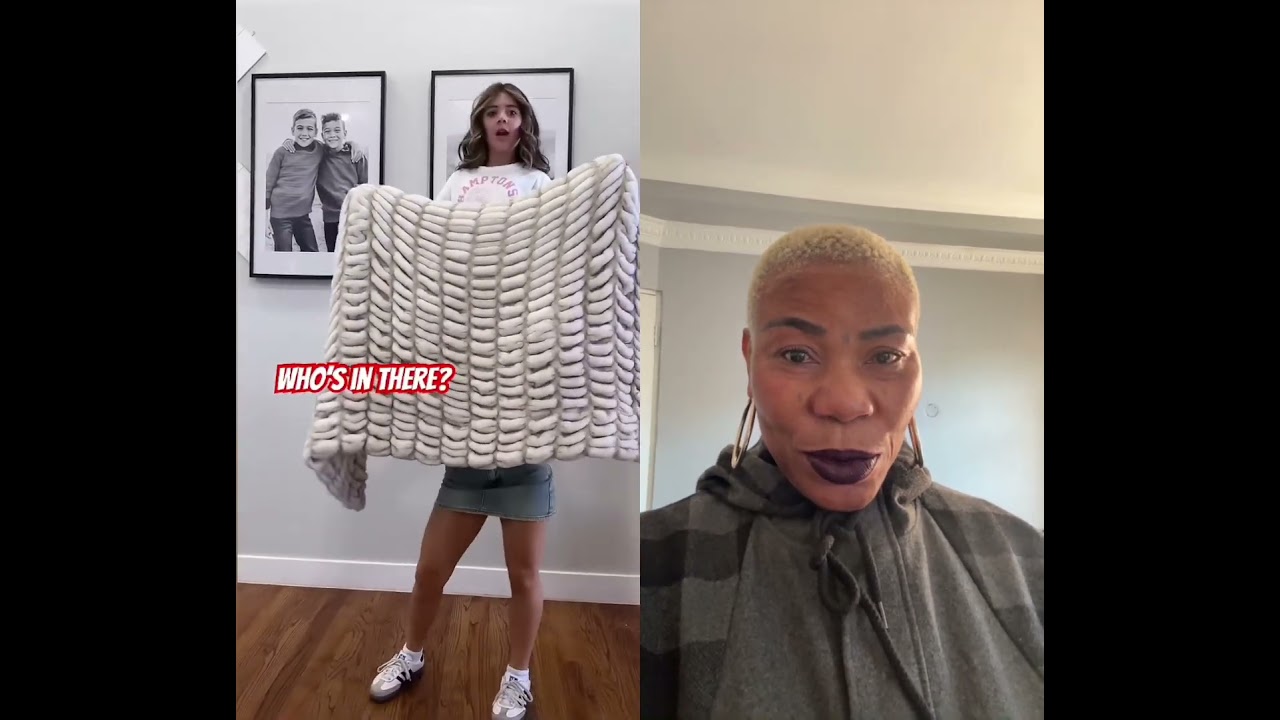 FINDING OUR CHRISTMA… SHE’S SO TALL!🤣#shorts #trending #funny #duet