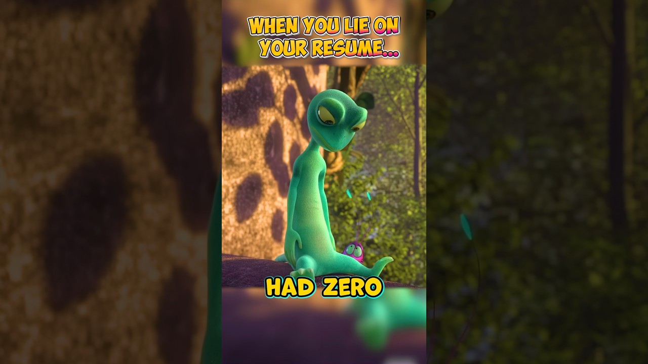 This chameleon has absolutely zero rizz 💀