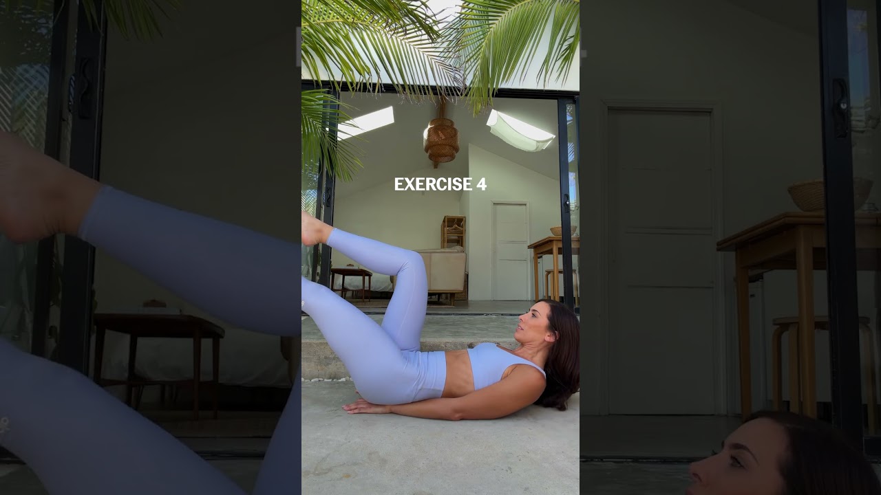 Looking for a quick waist workout? Try these 4 Pilates moves 🔥 #pilates #lillysabri
