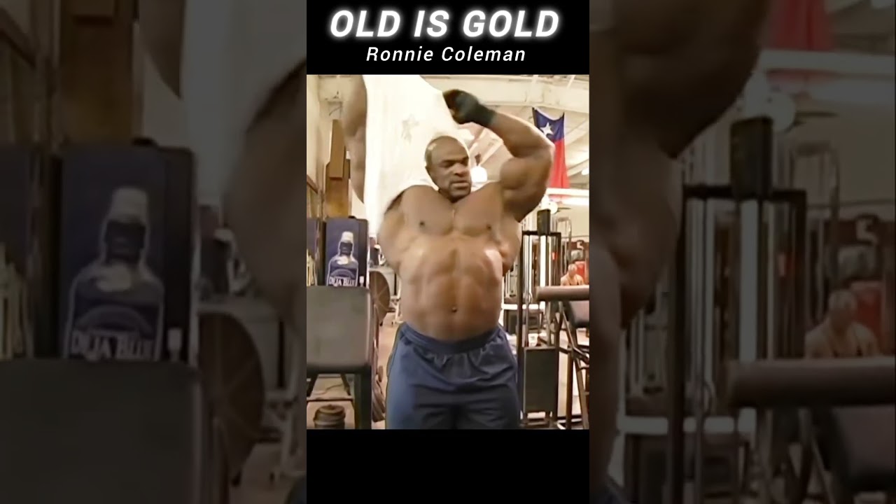 Ronnie coleman old is gold #gymmotiuationoideo #ronaldcoleman #motivation