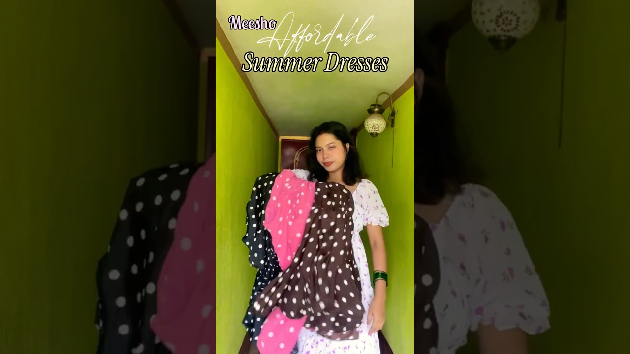 Summer Dresses Haul 👗 #meesho #meeshodress #meeshohaul #fashion