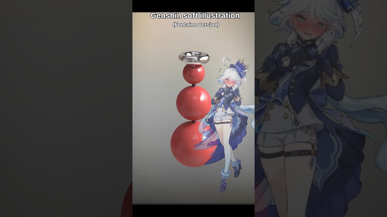 Fontaine soft imagination #genshin #genshinimpact #genshinmemes #furina#navia#arlecchino