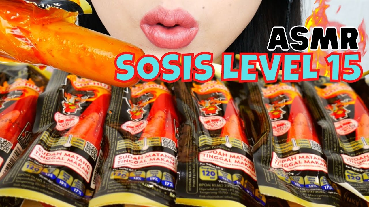 🔥ASMR SOSIS SULTAN EXTRA PEDAS, LEVEL 15! NAGIH GILE🥵