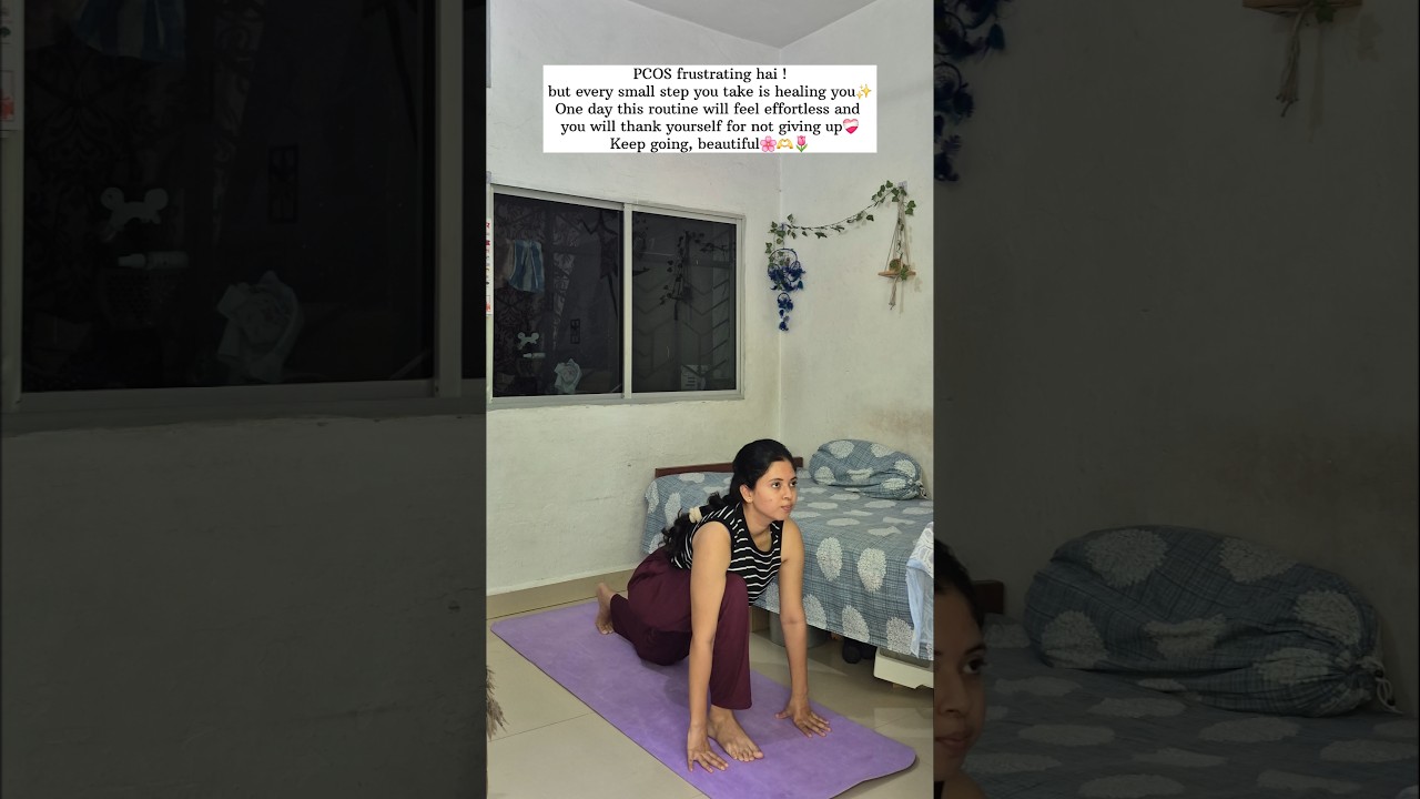 #pcos #routinevlog #healthylifestyle #dailyvlog #yoga #pcosweightloss #pcoddiet #healthyfood #shorts