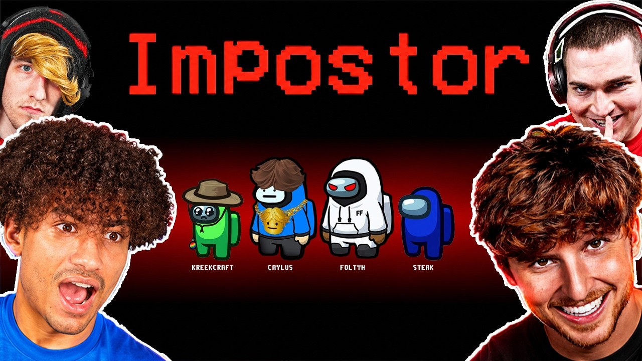 Funniest Foltyn, Caylus, Kreekcraft & Steak Among us moments MOVIE
