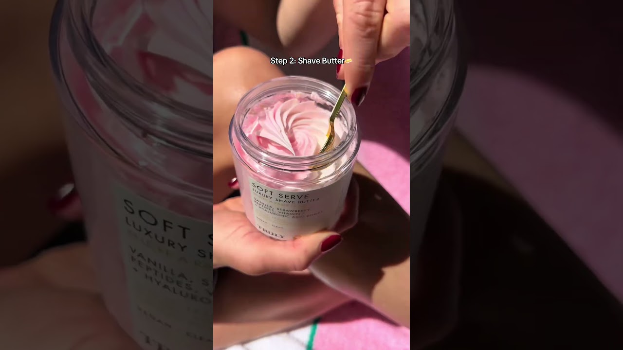 HOW TO GET THE PERFECT SUMMER SHAVE #trulybeauty #shorts #bodycare #shaveroutine #asmr