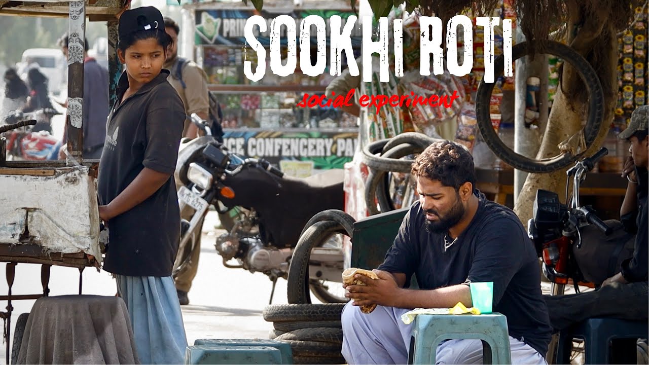 Poor Man Eating Bread Only (Social Experiment)