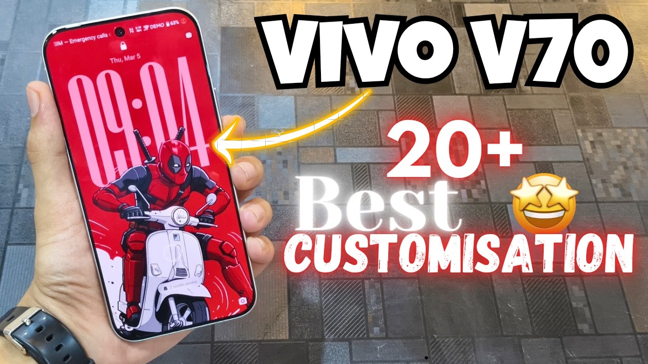 Vivo V70 Best Customisation Tips & Tricks | Next Level Look 🔥