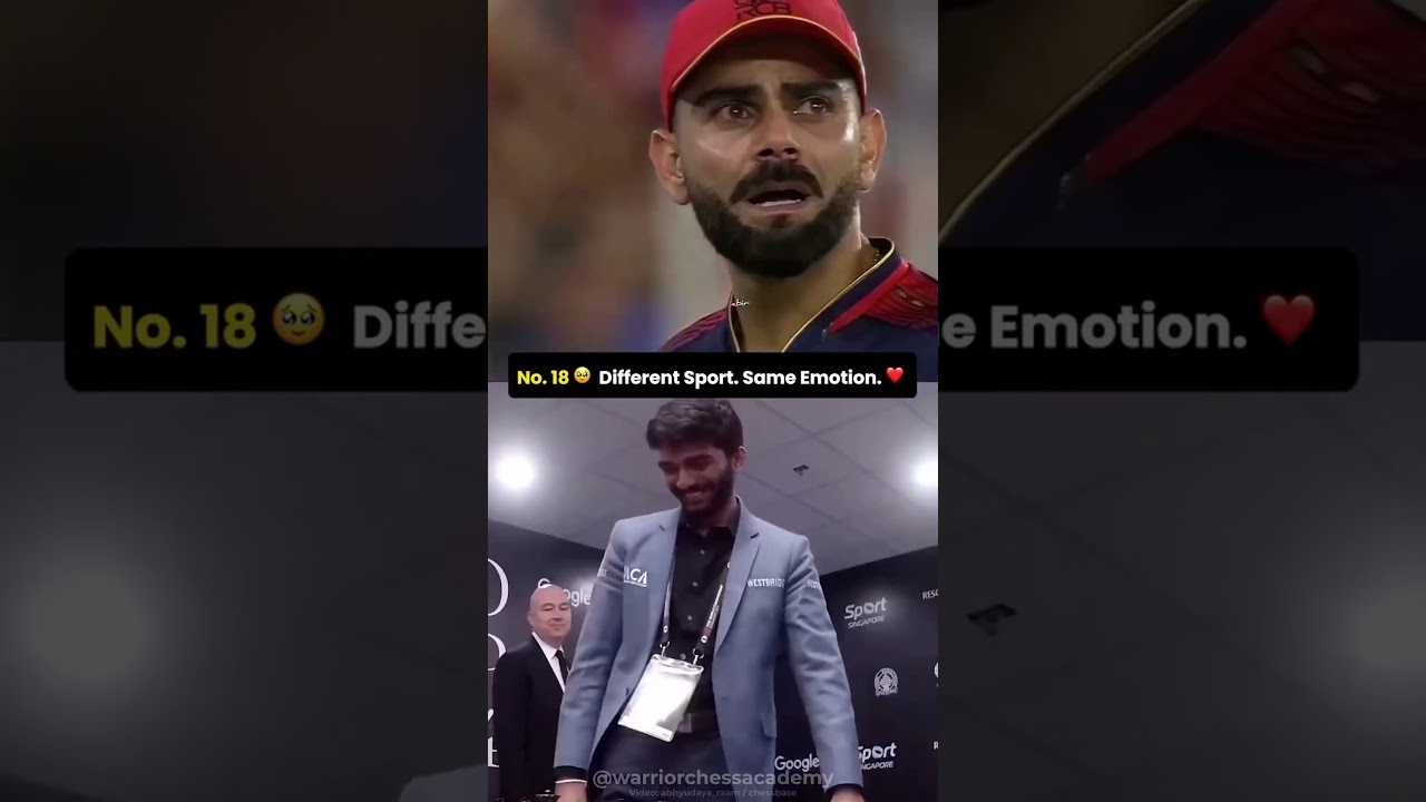 One waited 18 years — One is just 18 ♥️ | #Gukesh #Virat