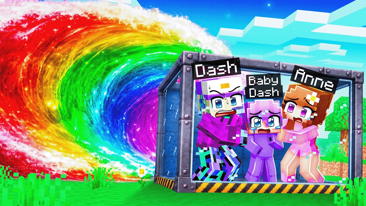 RAINBOW TSUNAMI vs DOOMSDAY BUNKER In Minecraft!