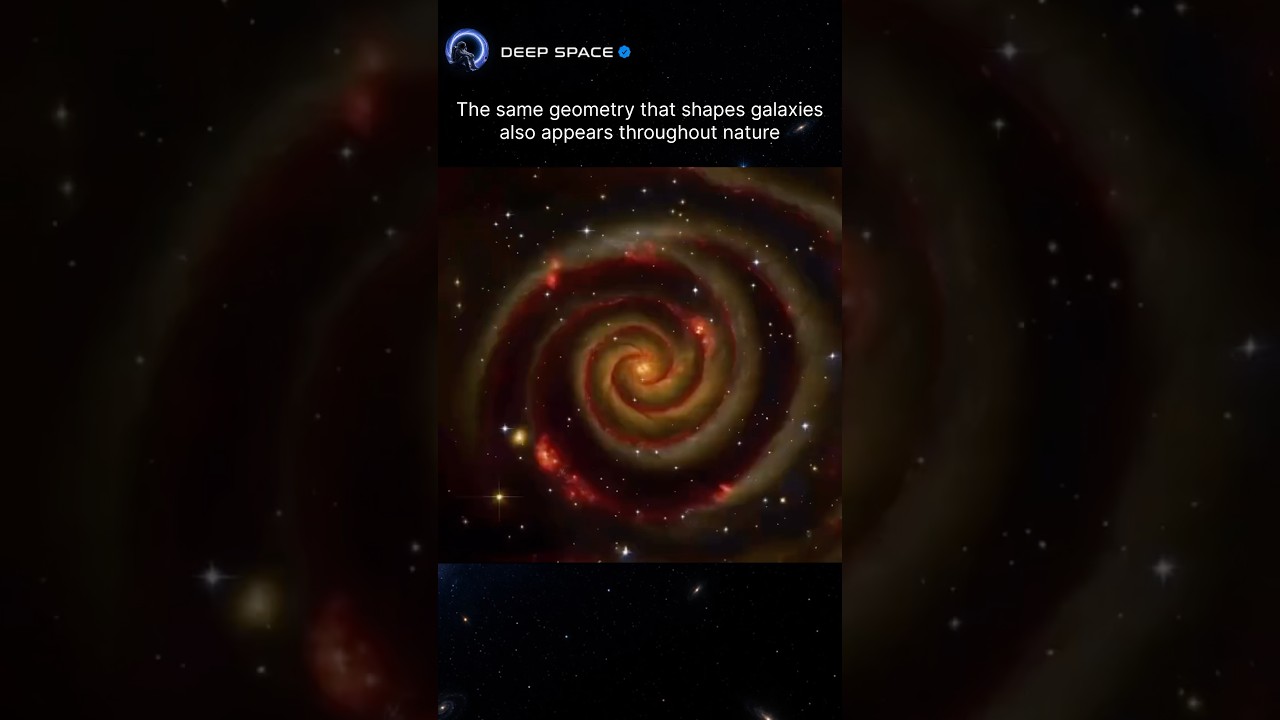 From galaxies to hurricanes, nature keeps drawing the same shape 🌌