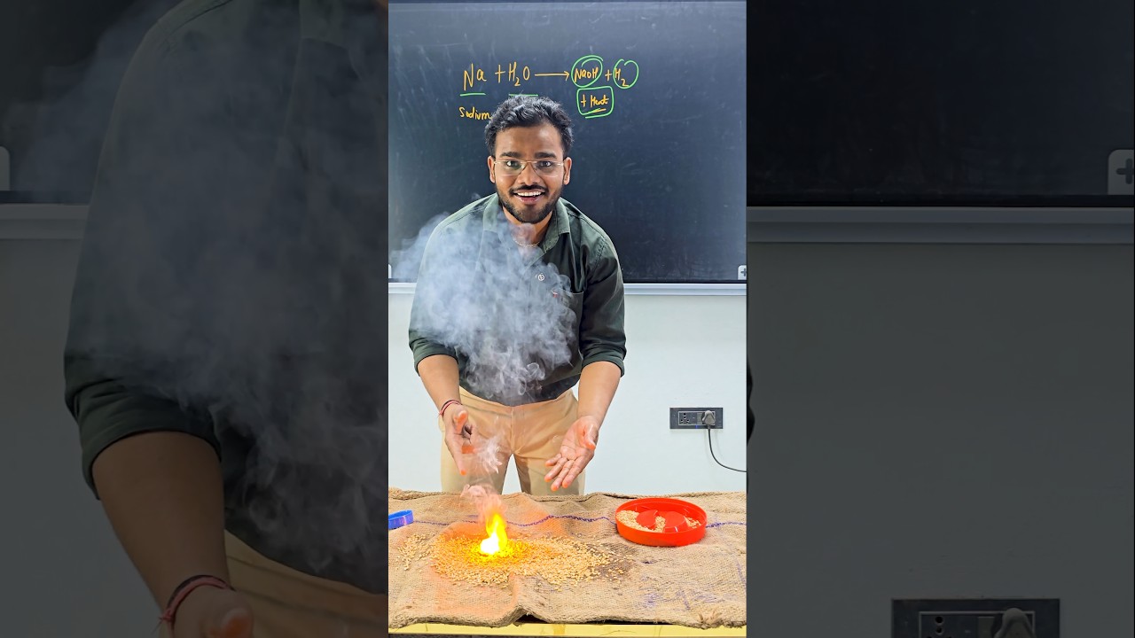 kese aag lagate hai gehu me saadhu| #experiment #science #physics