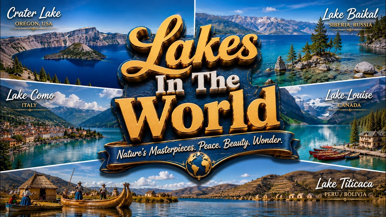 Top 5 Lakes In The World | Lake Como Italy Travel Guide | Tourpedia