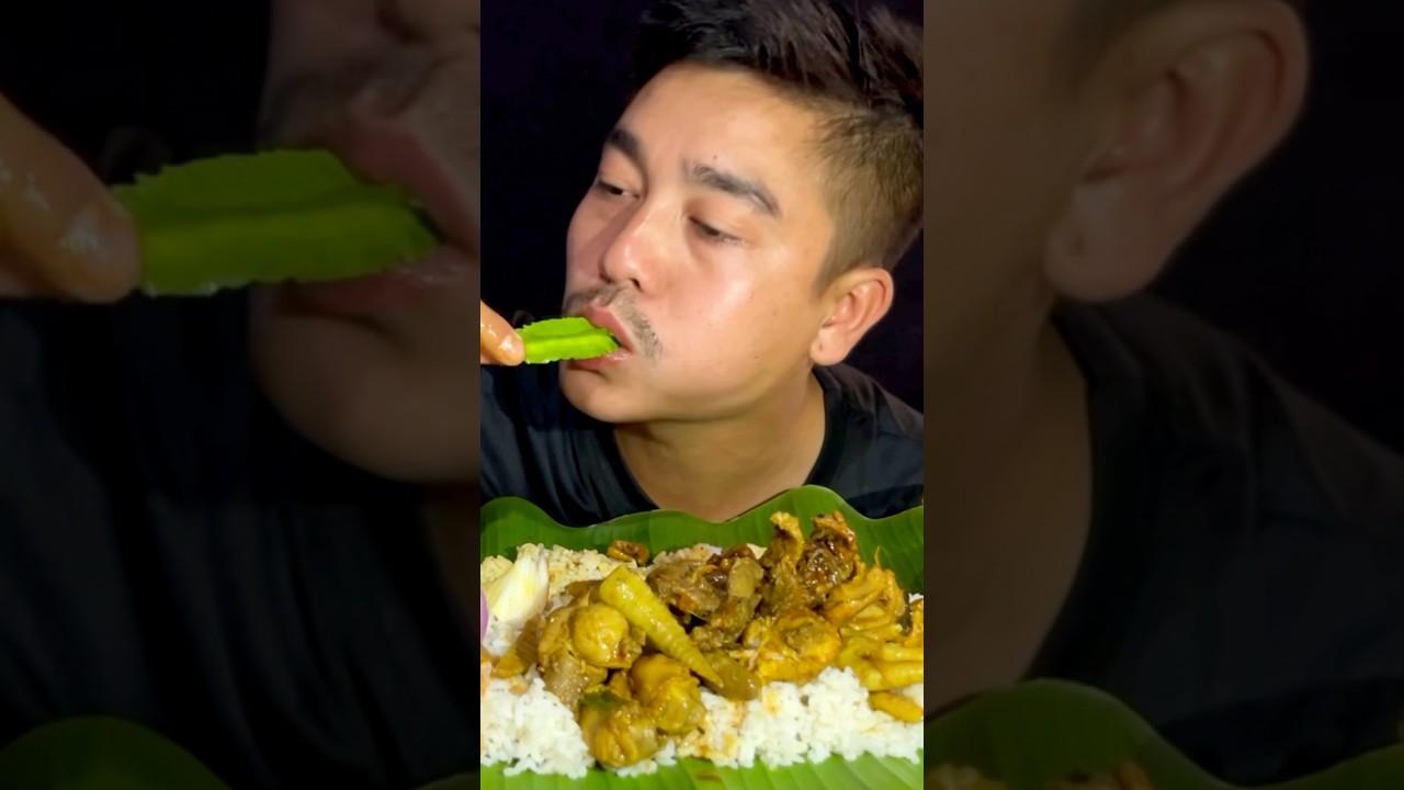 SPICY CHICKEN  CURRY 🥵 | Parash Mukbang |