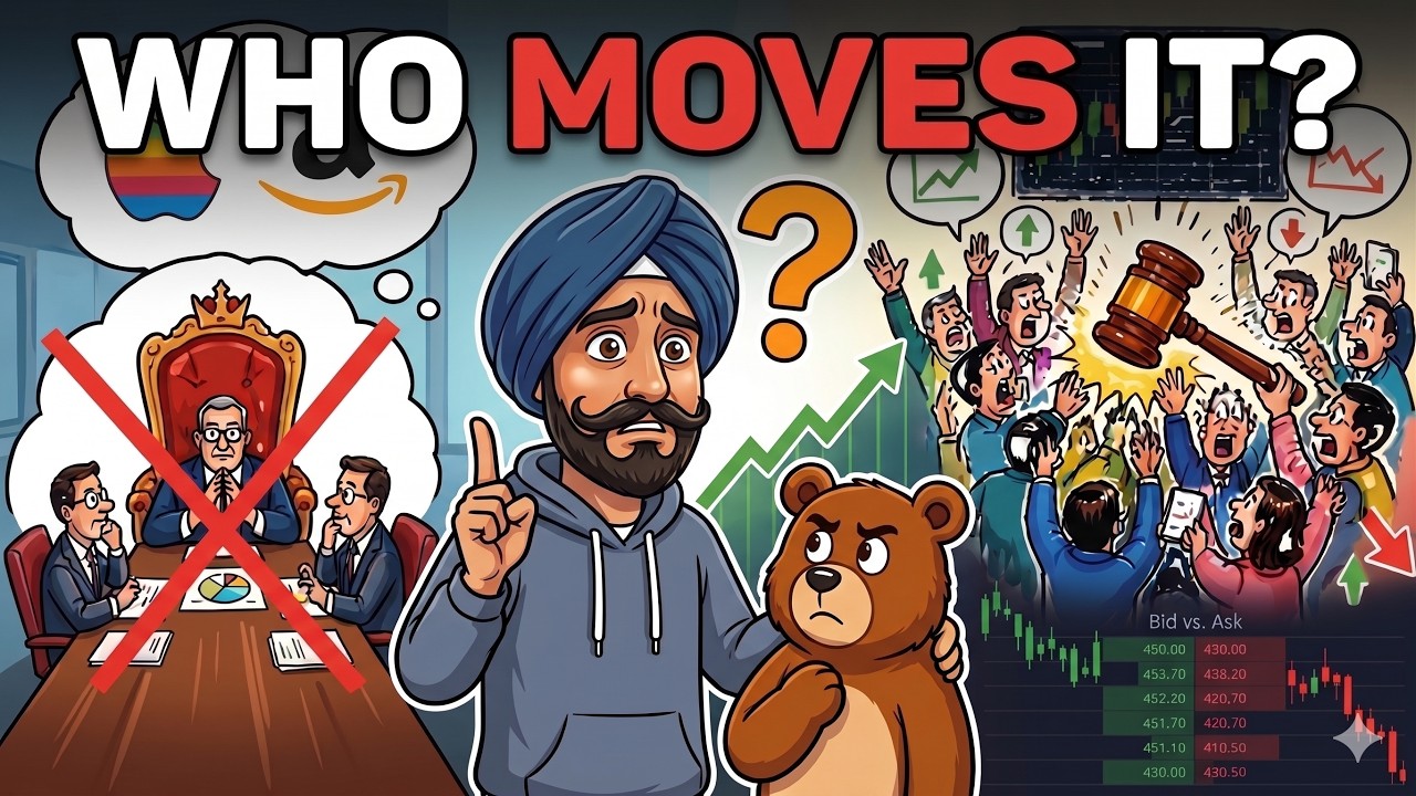 Who Decides Price for Stock ? (Stock Market for Beginners)