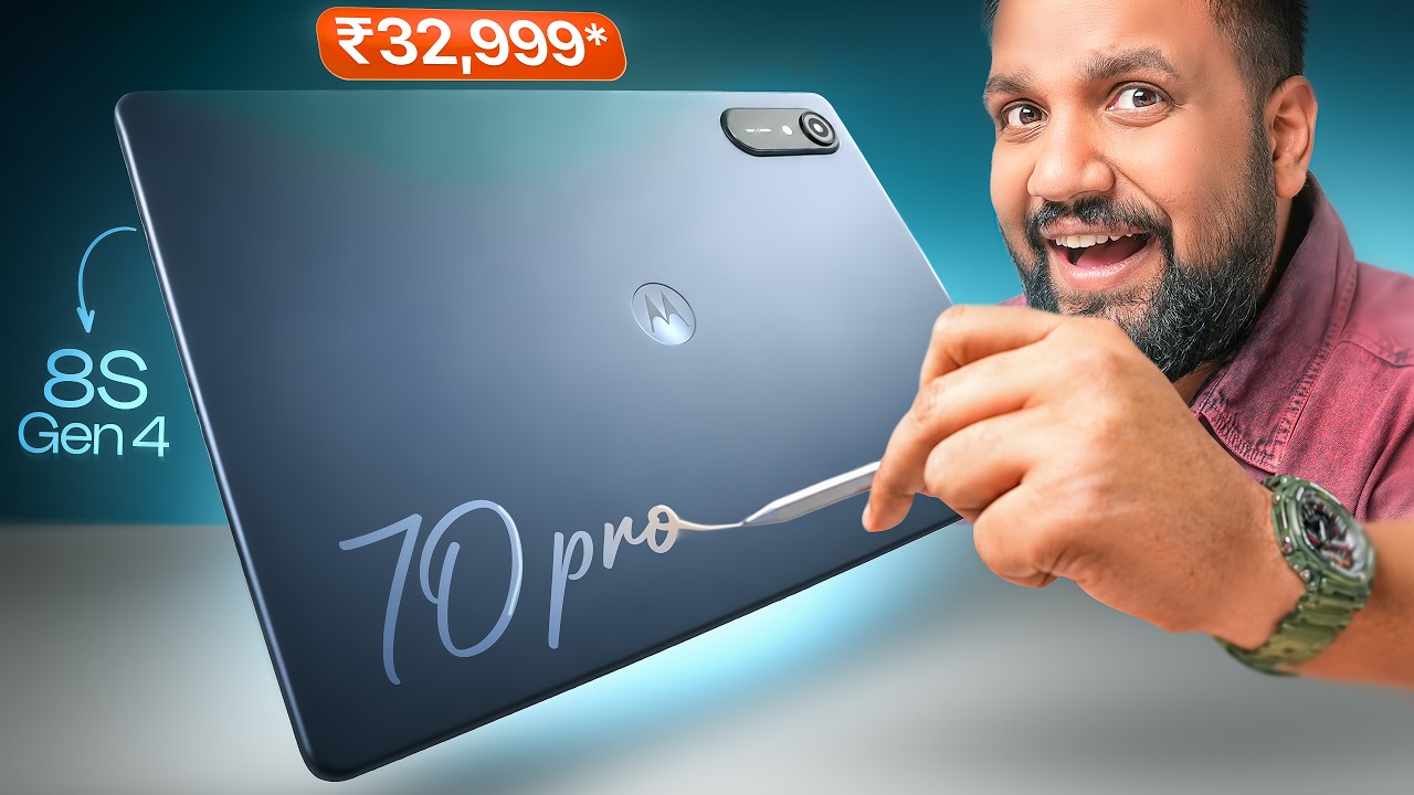 moto pad 70 Pro Tested: Best Tablet Under Rs 35,000?