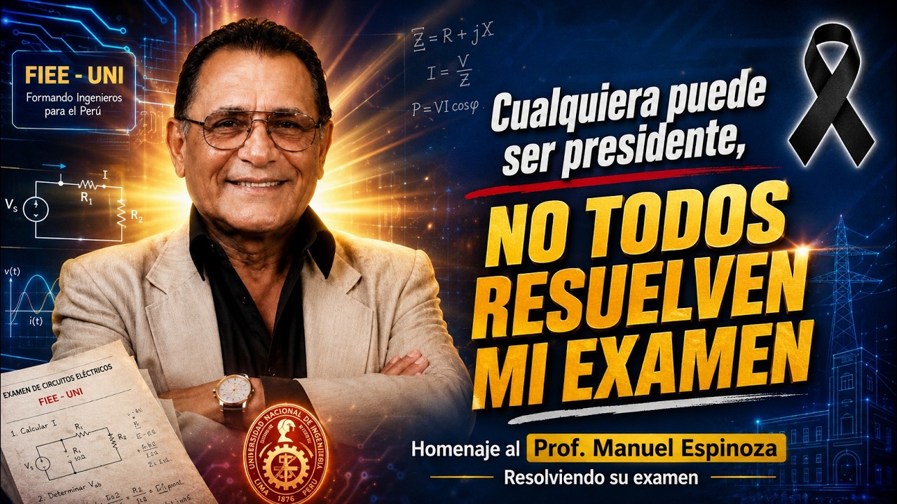 Resolviendo el Examen MÁS DIFÍCIL del Ing. Manuel ESPINOZA UNI Perú