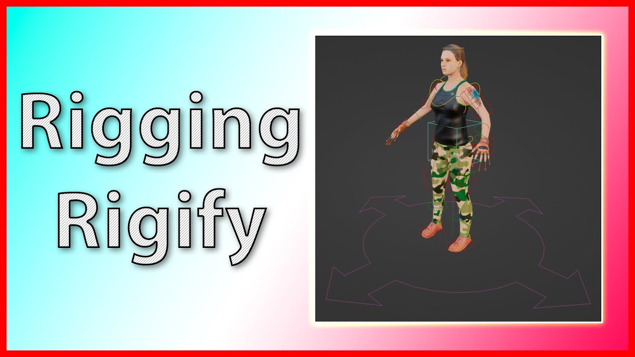 🦾Blender 2.8 - Rigging Rigify - Turorial Español