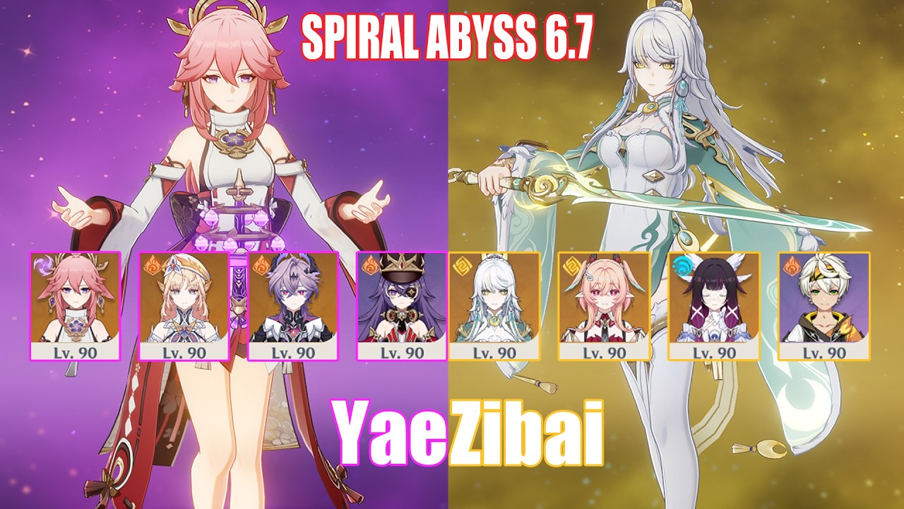 C0 Yae & C0 Zibai | Spiral Abyss 6.7 | Genshin Impact