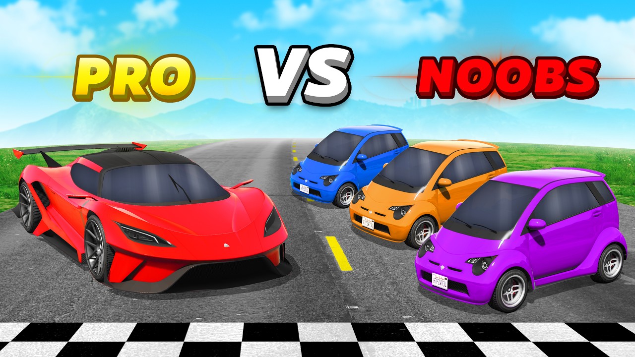PRO vs NOOBS in a GTA 5 Race..