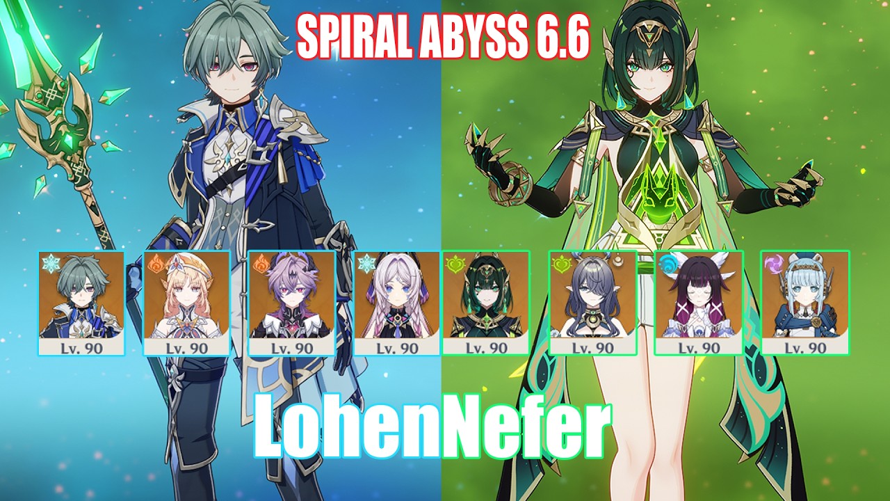 C0 Lohen & C0 Nefer | Spiral Abyss 6.6 | Genshin Impact
