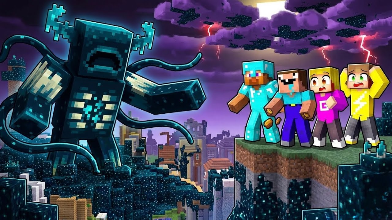 Deep Dark Neemt Kleurstad Over (Minecraft Survival)