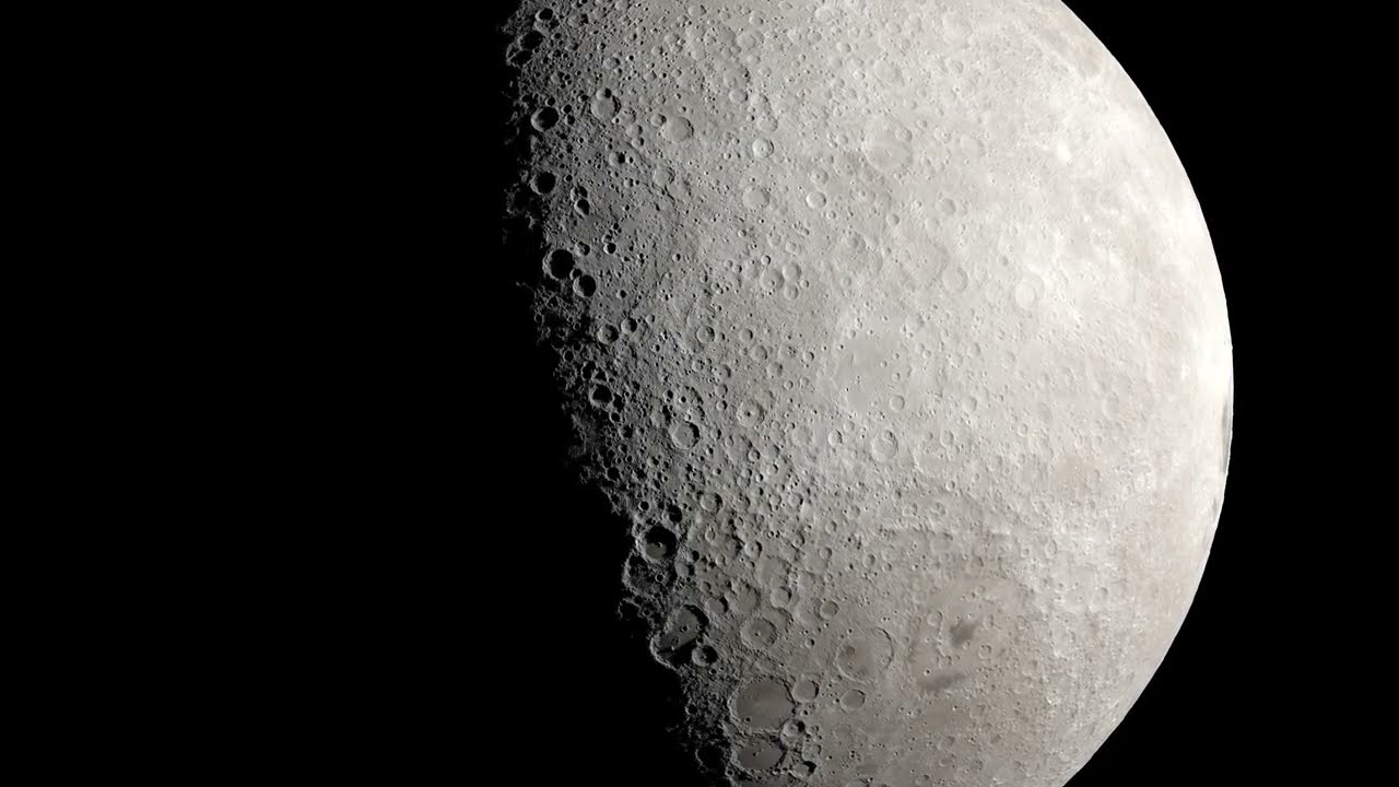 Clair de Lune 4K Version   Moon Images from NASA's Lunar Reconnaissance Orbiter I @NASA
