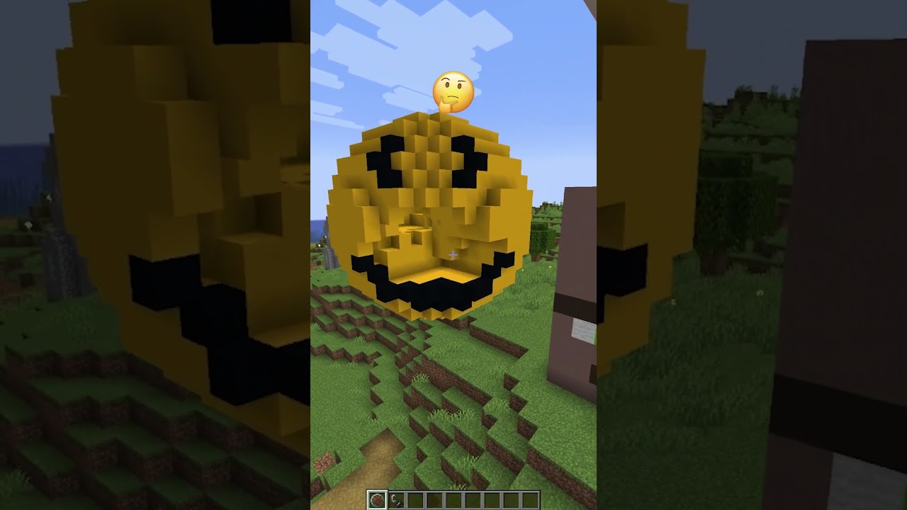 Complaining Village Ruins vs Hole Returning Mod Emoji Reaction #shorts #meme #minecraft