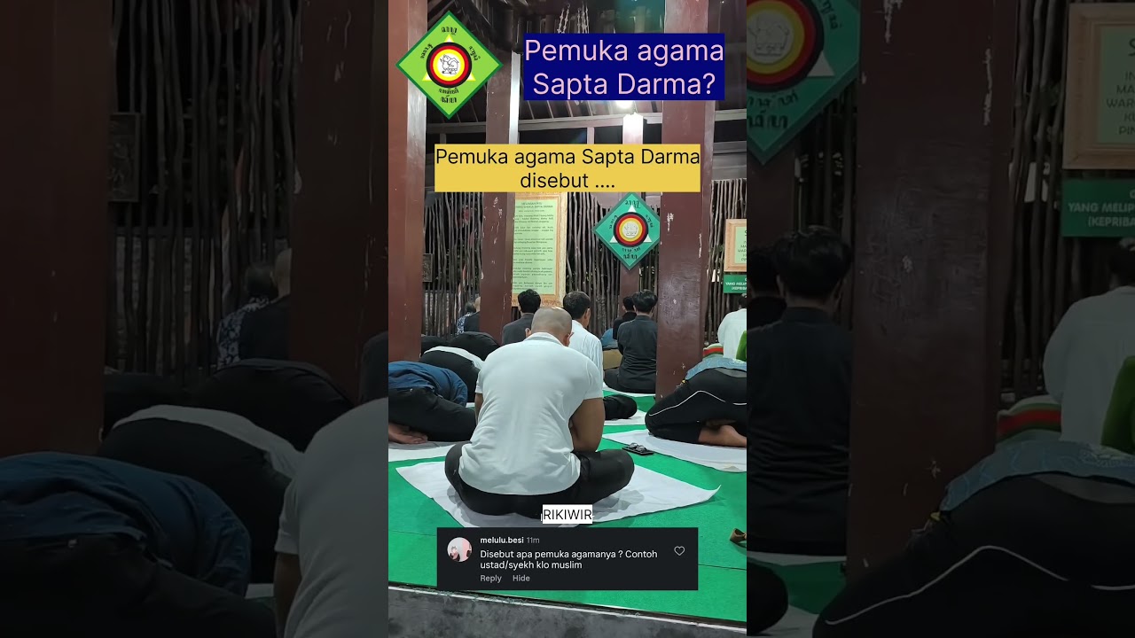 Pemuka agama #PenghayatKepercayaan #SaptaDarma #AliranKepercayaan #Kejawen #AgamaLokal