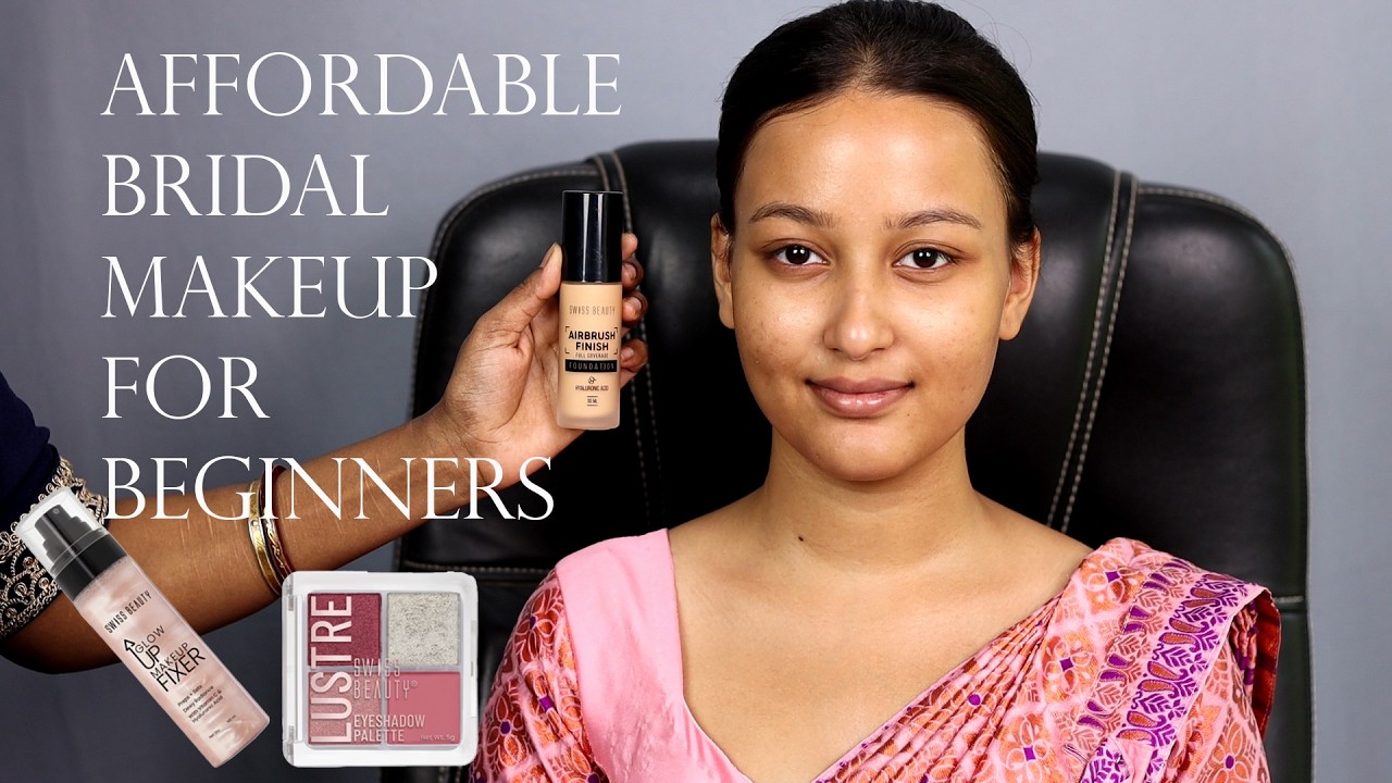 Assamese Bridal Makeup Tutorial/ Very Affordable Bridal Makeup/ Affordable Makeup For Beginners 