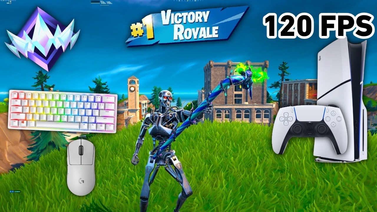 Fortnite Unreal Ranked Reload On PS5 Slim | Keyboard & Mouse Gameplay | 120 FPS | 4K