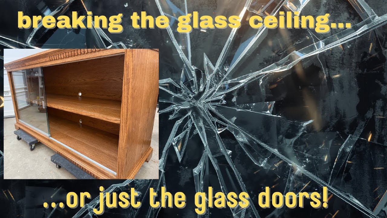 Woodworking Projects - Red Oak Display Cabinet with Sliding Glass Doors