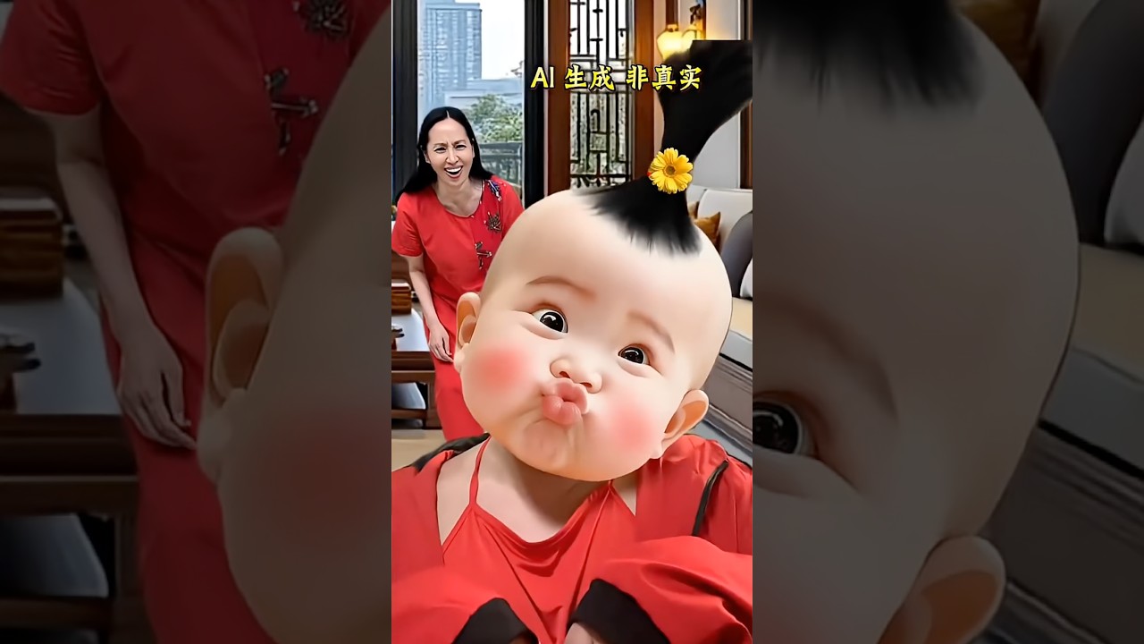 #宅家搞笑瞬間＃可愛小寶寶搞笑視頻#萌娃表情包 😚