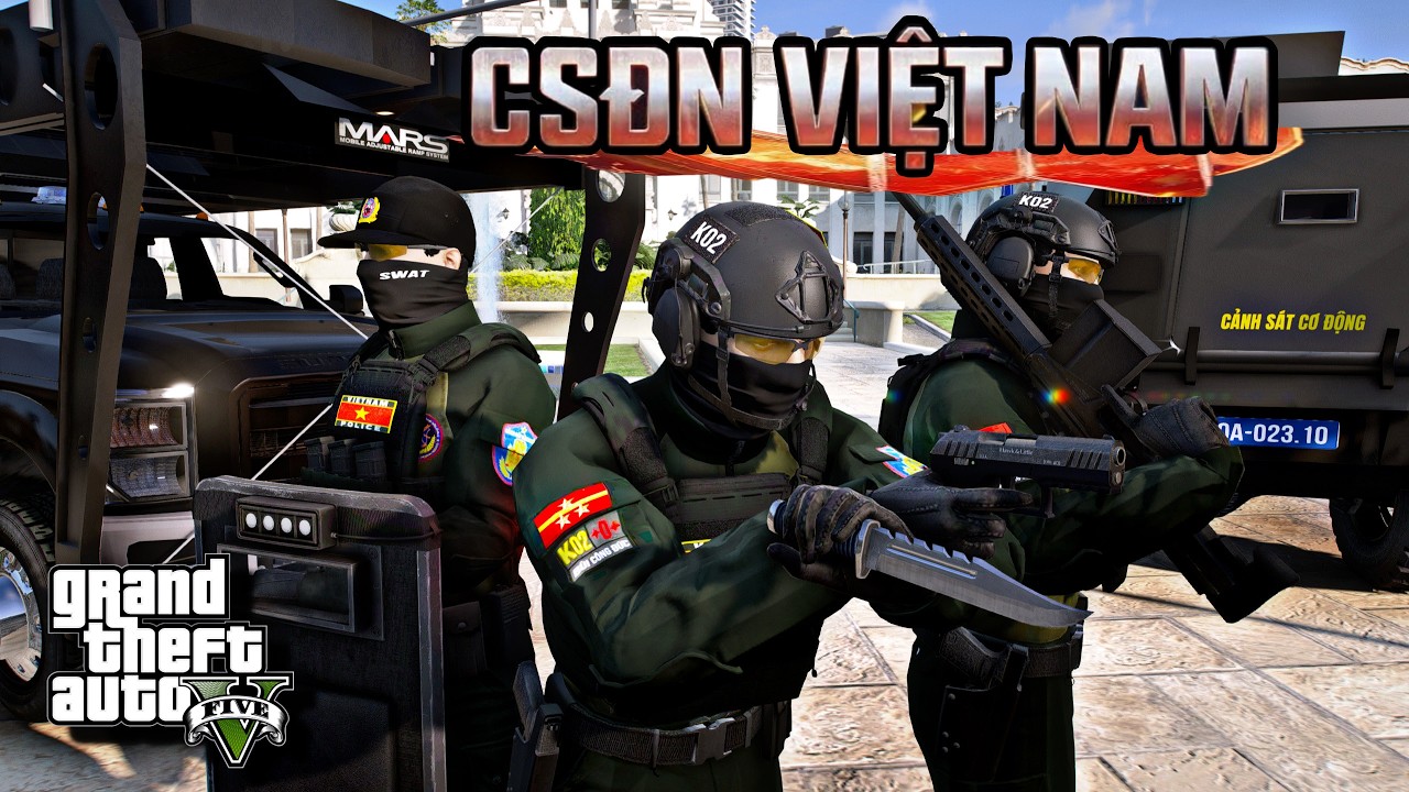 GTA V # Màn Trình Diễn Tấn Công Giải Cứu Con Tin Của Cảnh Sát Đặc Nhiệm | Ngọc Lâm Gaming