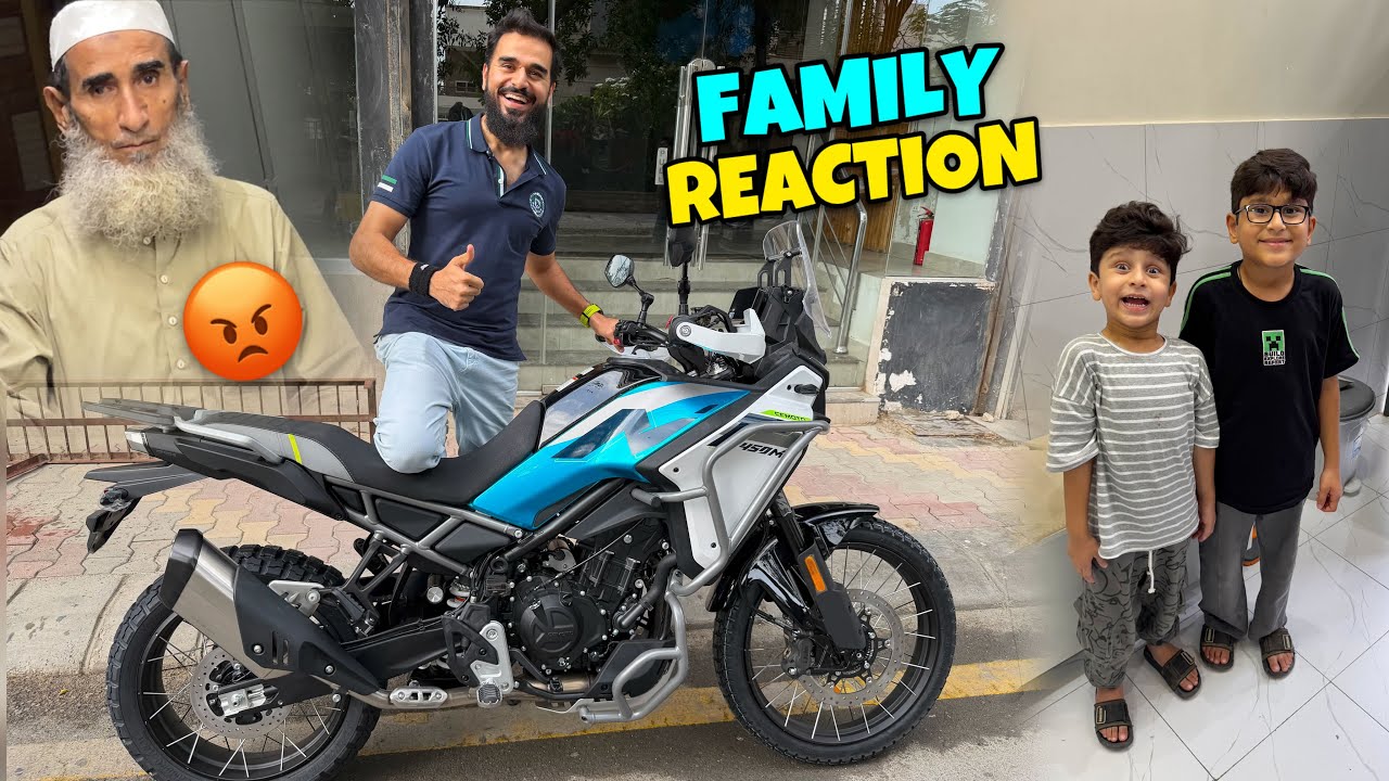 Finally new bike ghar pe ley aya 😳 Family reaction dekhne wala tha 😡