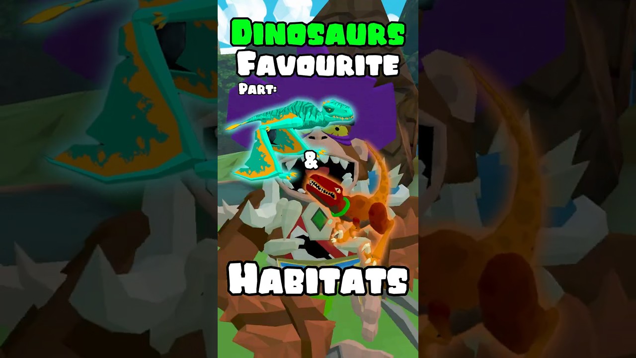 Dinosaurs Favourite Habitats Part 6 In UG! #ug #ugvr #vr #gaming #shorts #fyp #habitat #dino