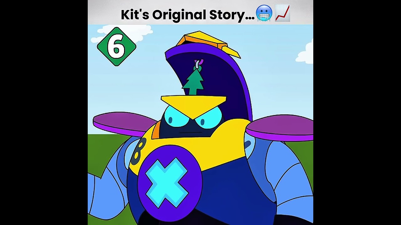 Kit’s Original Story🥶🔥 #brawlstars #brawlstarsgame #kit