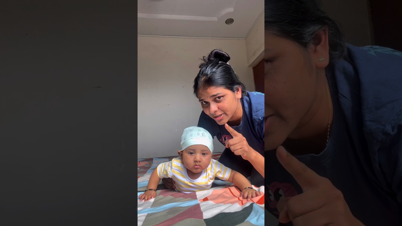 गोलुवर लक्ष ठेवा 😅🤣#momlife #funny #baby #reels #shorts #viral